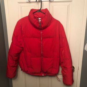 Red puffer jacket❤️